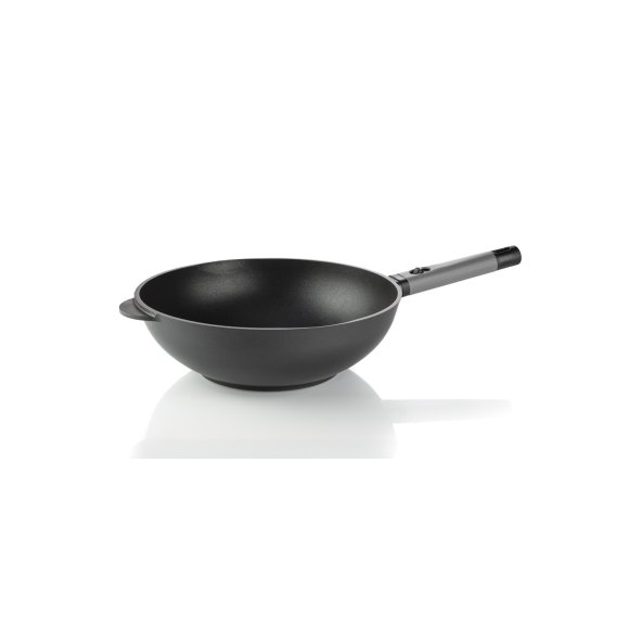 Guzzini - Wok/Saltapasta Con Manico Removibile "Cook&Space" - 32 cm