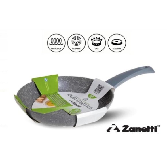 ZANETTI PADELLA "DURA PIETRA" PER INDUZIONE - 22 CM